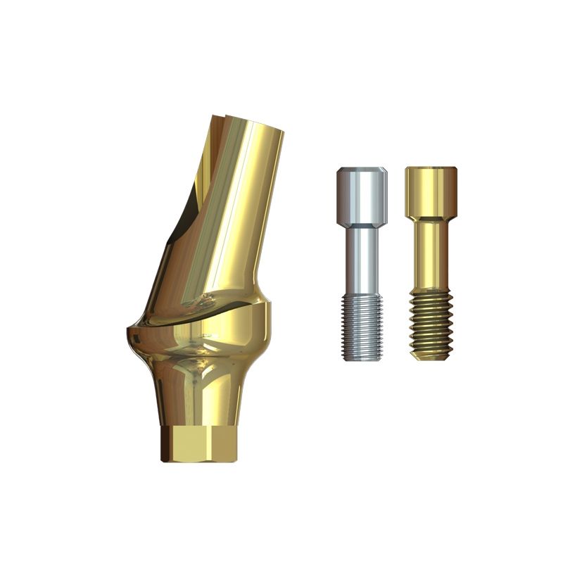S2AD-15°-2mm, Угловой Анатомический абатмент 15°, с конусным соединением, уступ 2mm, SGS
